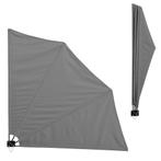 Windscherm balkonscherm opvouwbaar 160x160 cm - grijs, Verzenden, Nieuw