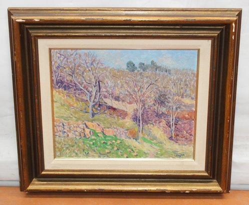 Sebastià Congost Pla (1919-2009) - Paisaje en calma, Antiek en Kunst, Kunst | Schilderijen | Klassiek