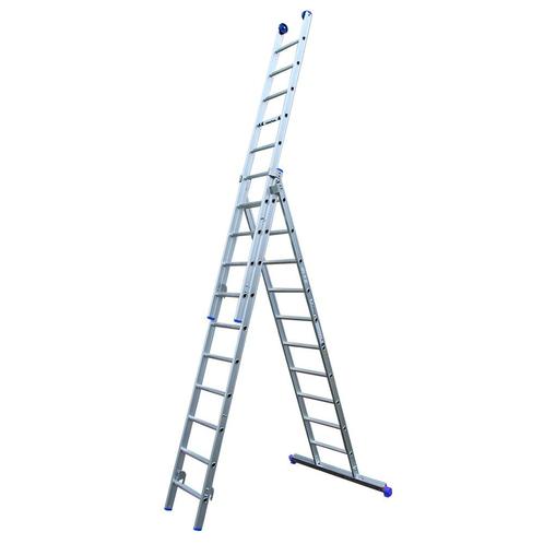 Alumexx XD ladder 3 delig, Doe-het-zelf en Verbouw, Ladders en Trappen, Ladder, Nieuw, Verzenden