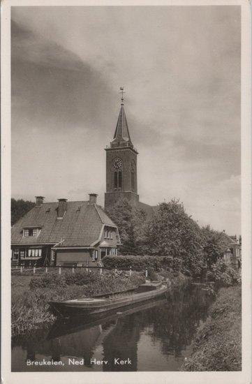 BREUKELEN - Ned. Herv. Kerk, Verzamelen, Ansichtkaarten | Nederland, Verzenden