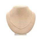 9 Krt. Bergkristal kralen ketting | 45 cm (dames ketting), Ophalen of Verzenden, Goud, Met edelsteen