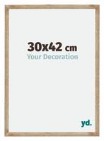 Fotolijst 30x42 cm - Goud - MDF - Catania, Huis en Inrichting, Woonaccessoires | Lijsten, Verzenden, Nieuw