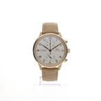 IWC Portuguese Chronograaf IW371486; 18k. Rosé gouden her.., Overige merken, Leer, Ophalen of Verzenden, Zo goed als nieuw
