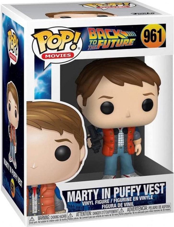 Funko Pop! - Back To The Future Marty in Puffy Vest #961 |, Verzamelen, Poppetjes en Figuurtjes, Nieuw, Verzenden