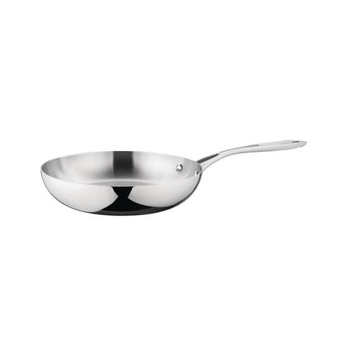 Koekenpan Triwall RVS/Aluminium 1,95L | 24(Ø)cm Vogue, Zakelijke goederen, Horeca | Keukenapparatuur, Nieuw in verpakking, Verzenden