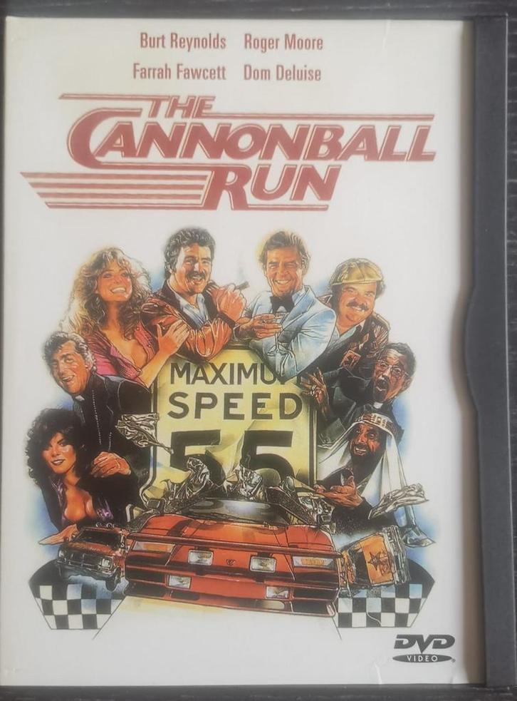 Cannonball run  (regio 1)                 Gratis verzenden, Cd's en Dvd's, Dvd's | Tv en Series, Zo goed als nieuw, Komedie, Alle leeftijden