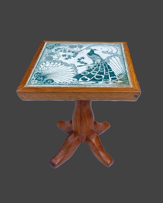 Bijzettafel - Hout, Keramiek - Koninklijke Sphinx, Antiek en Kunst, Curiosa en Brocante