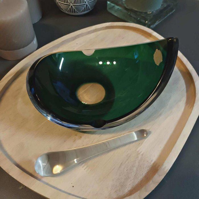 Val Saint Lambert - René Delvenne - Asbak - Glas, Antiek en Kunst, Antiek | Glas en Kristal