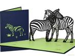 Kunstzinnige zebra’s | Equidae Paard Afrika | 3D pop-up..., Verzenden, Nieuw