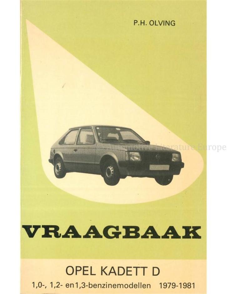 1979 - 1981 OPEL KADETT D, 1.0 | 1.2 | 1.3 BENZINE, Auto diversen, Handleidingen en Instructieboekjes