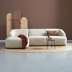 *WOONWINKEL* Kleine Hoekbank Beige Hoek Links, Huis en Inrichting, Verzenden, Nieuw, Stof