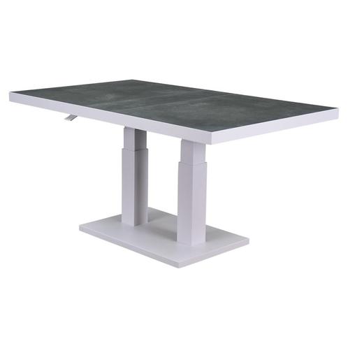 Pacific lounge-diningtafel 140x85xH49-72 cm in hoogte, Tuin en Terras, Tuintafels, Nieuw, Ophalen of Verzenden