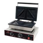 Tosti-IJzer | RVS | Gehalveerde Sneden | 50°C/300°C | 1.55kW, Verzenden, Nieuw in verpakking