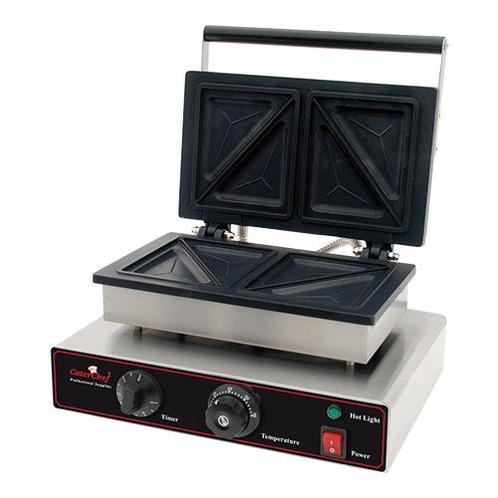 Tosti-IJzer | RVS | Gehalveerde Sneden | 50°C/300°C | 1.55kW, Zakelijke goederen, Horeca | Keukenapparatuur, Nieuw in verpakking