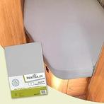 Jersey hoeslaken Frans bed wit,lichtgrijs of antraciet -, Eenpersoons, Verzenden, Nieuw, Wit