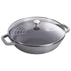 GGM Gastro | STAUB | SPECIALITIES - Wok met glazen deksel -, Verzenden, Nieuw