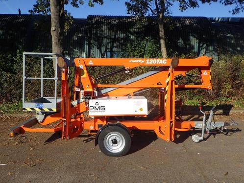 Hoogwerker Aanhanger, Nifty 120TAC 2012, 12,2 m. werkhoogte, Zakelijke goederen, Machines en Bouw | Liften, Steigers en Ladders