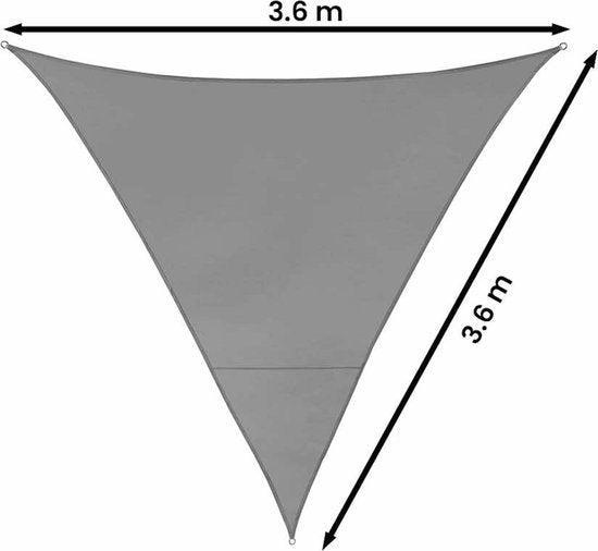 2dekans | Feel Home - Schaduwdoek - Zonwering - Driehoek -, Tuin en Terras, Parasols, Zo goed als nieuw, Ophalen of Verzenden