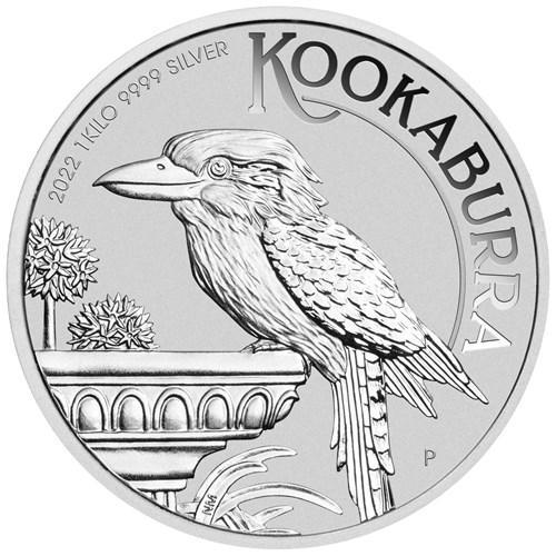 Kookaburra 1 kg 2022 (slechts 25% boven spot), Postzegels en Munten, Munten | Oceanië, Losse munt, Zilver, Verzenden