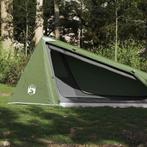 vidaXL Tunneltent 1-persoons waterdicht groen, Caravans en Kamperen, Tenten, Verzenden, Nieuw, Tot en met 2