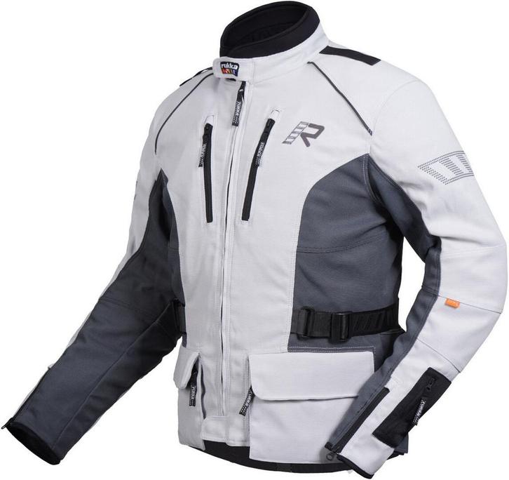 Rukka AirTacama Licht Grijs Antraciet Textiele Motorjas, Motoren, Kleding | Motorkleding, Heren, Nieuw met kaartje, Jas | textiel