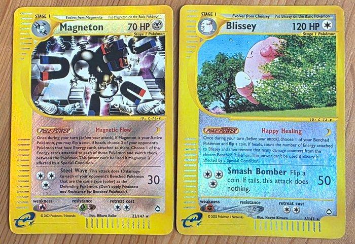Pokémon - 2 Card - Magneton 22/147 e Blissey 6/147 Reverse, Hobby en Vrije tijd, Verzamelkaartspellen | Pokémon