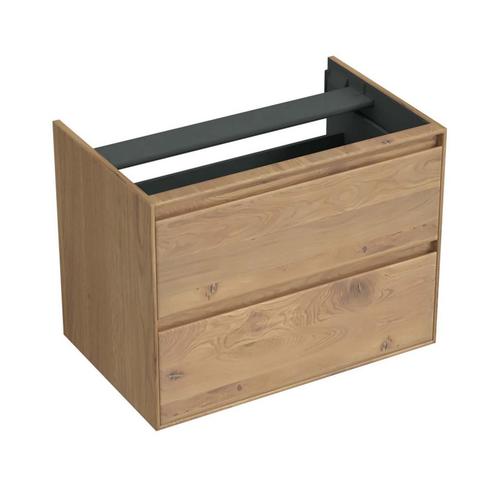 Onderkast Forzalaqua Reno 80x51x60 Cm 2 Lades Softclose, Huis en Inrichting, Badkamer | Badkamermeubels, Ophalen of Verzenden