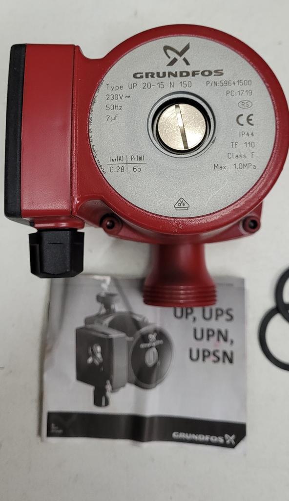 Grundfos UP 20-15N 150  tapwaterpomp NIEUW 59641500, Doe-het-zelf en Verbouw, Verwarming en Radiatoren, Nieuw, Ophalen of Verzenden