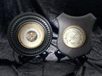 Barometer en hygrometer in houten frame – klassiek set voor, Antiek en Kunst, Curiosa en Brocante