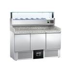 GGM Gastro | Pizza koelwerkbank PREMIUM - 1400x700mm - 3 |, Verzenden, Nieuw in verpakking