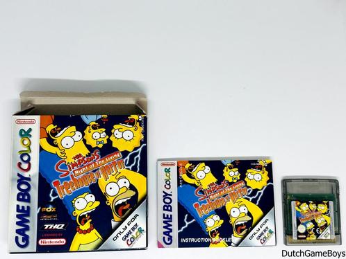 Gameboy Color - The Simpsons - Night Of The Living - Treehou, Spelcomputers en Games, Games | Nintendo Game Boy, Gebruikt, Verzenden