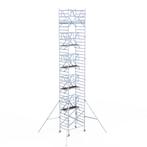 Rolsteiger Professional 135x305 12,2m werkhoogte vrijstaand, Doe-het-zelf en Verbouw, Steigers, Verzenden, Nieuw, Rolsteiger of Kamersteiger