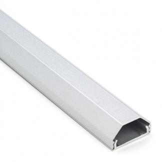 Kabelgoot muur | Goobay | 110 x 3.3 cm (Aluminium, Grijs), Doe-het-zelf en Verbouw, Elektra en Kabels, Nieuw, Verzenden