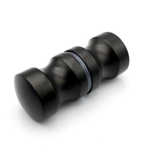 Douchedeurknop 703 rond 30mm - Zwart, Doe-het-zelf en Verbouw, Glas en Ramen, Nieuw, Ophalen of Verzenden