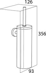 Tiger Boston - Toiletborstel met houder - WC borstel met, Huis en Inrichting, Badkamer | Badtextiel en Accessoires, Verzenden