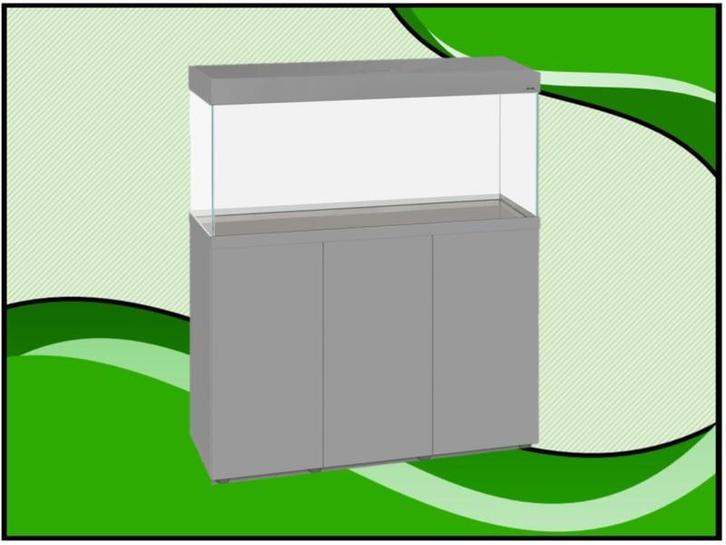 Aquael OptiSet 240 Aquarium Grijs - 120cm met meubel, Dieren en Toebehoren, Vissen | Aquaria en Toebehoren, Nieuw, Verzenden