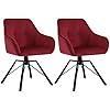 WOLTU 2 Fluwelen Eetkamerstoelen - Draaistoel - Velvet, Verzenden, Nieuw