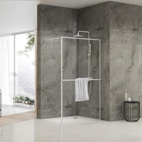 Inloopdouche Van Rijn ST04 Met Handdoekstang 90x200 cm 8 mm, Doe-het-zelf en Verbouw, Sanitair, Douche, Nieuw, Ophalen of Verzenden