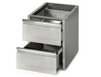 GGM Gastro | Ladeblok PREMIUM - 2 laden - Onderbouwmodule |, Verzenden, Nieuw in verpakking