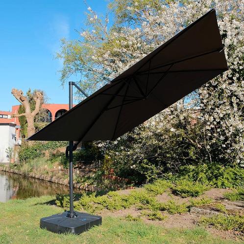 Zweefparasol vierkant - topkwaliteit voor weinig - 3 kleuren, Tuin en Terras, Parasols, 2 tot 3 meter, Kantelbaar, Verstelbaar