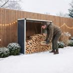 [casa.pro] Stalen brandhout rek Kalmar houtopslag 156x80x152, Verzenden