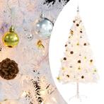 Kunstkerstboom Wit 180 cm met Ballen | Tweedekansje | OP=OP, Ophalen of Verzenden, Nieuw