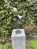 Bronzen Modern Sculptuur - Abstract -18x12x46cm, Nieuw, Abstract beeld, Metaal, Verzenden