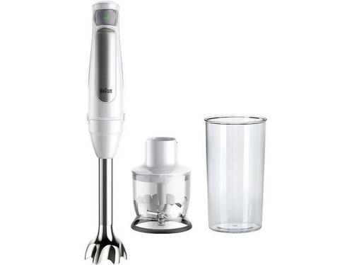 Braun MQ7020 WH Staafmixer 1000 W BPA-vrij, Traploze, Witgoed en Apparatuur, Keukenmixers, Zo goed als nieuw, Verzenden
