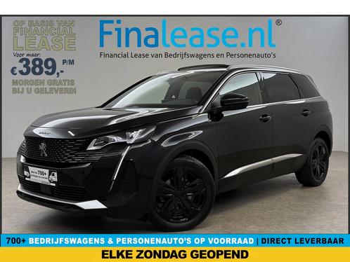Peugeot 5008 1.2 PureTech 7P Pano Sfeer LED Virtual €389pm, Auto's, Peugeot, Lease, Automaat, SUV of Terreinwagen, Benzine, Zwart