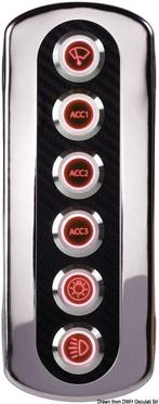 Verlicht Carbon Fiber Paneel LED Rood, Watersport en Boten, Ophalen of Verzenden, Nieuw, Zeilboot of Motorboot
