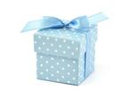 Geschenkdoosjes Stip Lichtblauw 5,2cm 10st, Verzenden, Nieuw