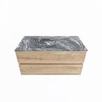 MONDIAZ VICA-DLUX 100cm badmeubel onderkast Washed Oak 2, Ophalen of Verzenden, Nieuw, Bad