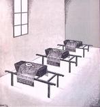 Spotprent met opgegeven sociale ondernemingen in Amsterdam, Verzenden