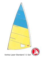 Ventoz Laser Standard Zeil (7.1 m2) - Oekraine, Verzenden, Nieuw, 3 tot 6 meter, Minder dan 15 m²